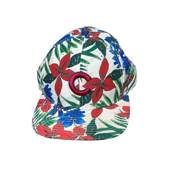 9fifty Chicago Cubs Floral Snap Back Balk Cap - Picture 1 of 4
